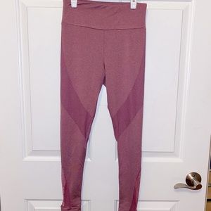 Pink/purple leggings with mesh!